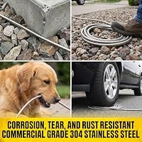 BIONIC STEEL 100 Ft Metal Garden Hose with Sprayer Nozzle — image 6