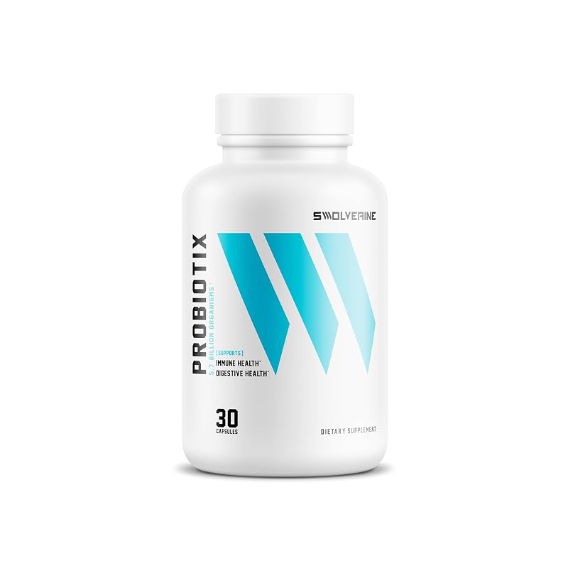Swolverine Suplemento probiótico com Bacillus subtilis DE111, 30 cápsulas