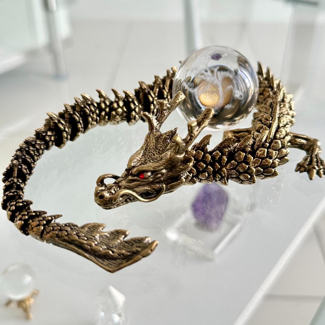 躍動感溢れる金龍の置物[1qrS]ロング干支　辰年 躍動感溢れる金龍の置物[1qrS]ロング干支 辰年 【公式通販】