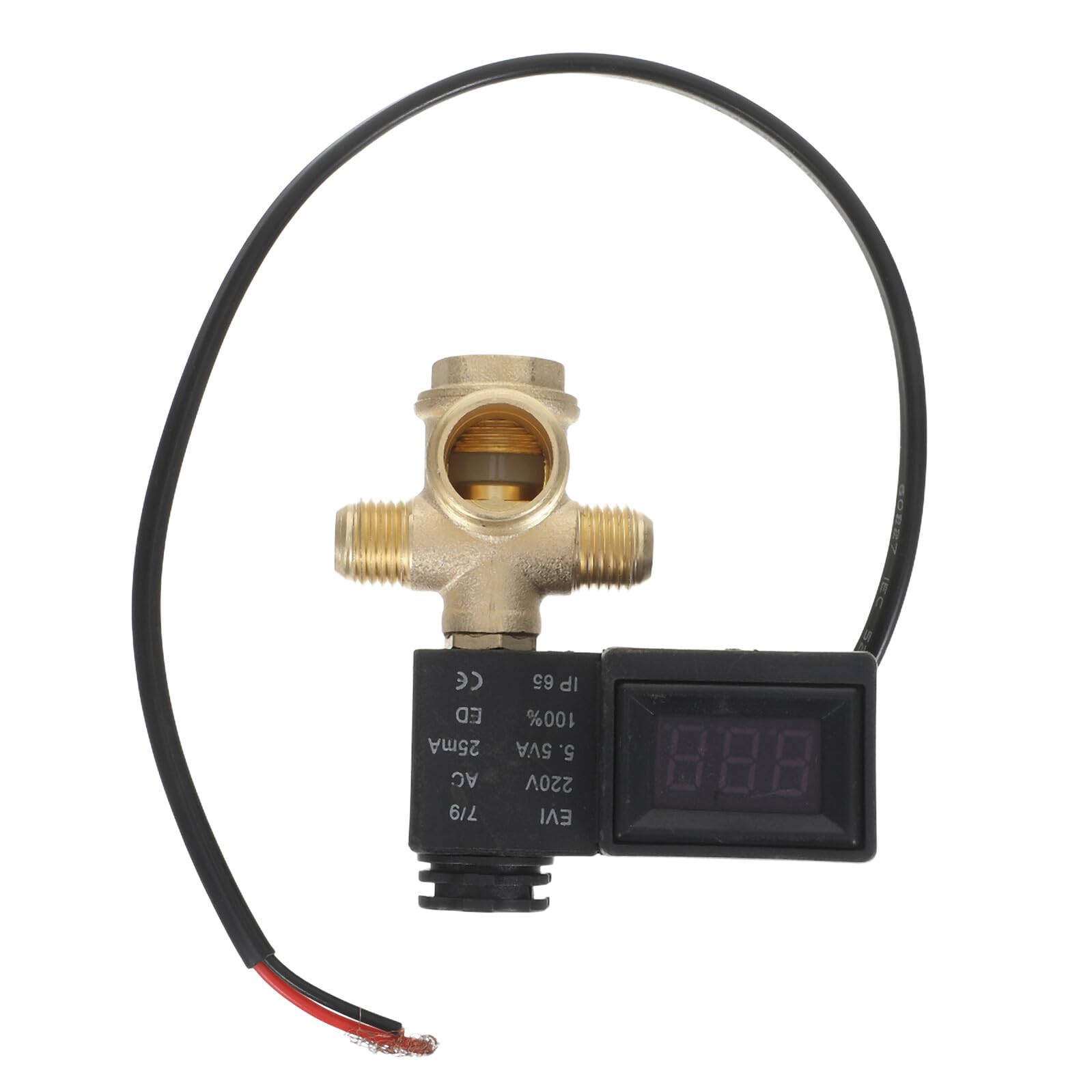 Válvula solenoide para compresor silenciosa que elimina retrasos de presión