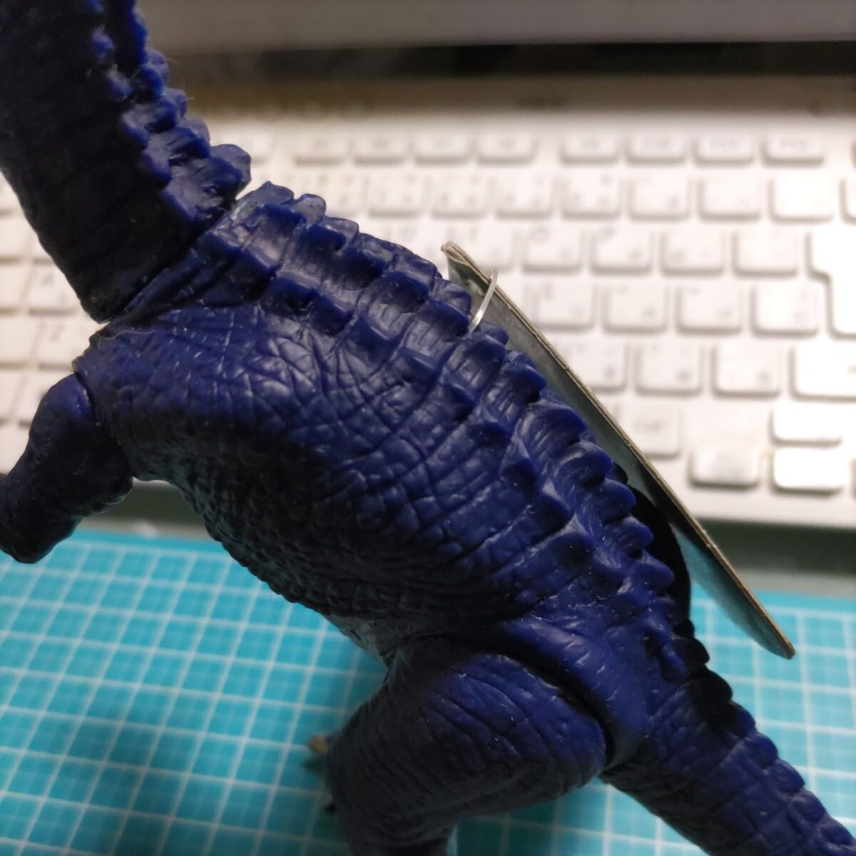 大協製 アロサウルス ソフビ フィギュア 生きていた恐竜 Yahoo!オークション - ソフビ 大協 当時物 恐竜 アロサウルス