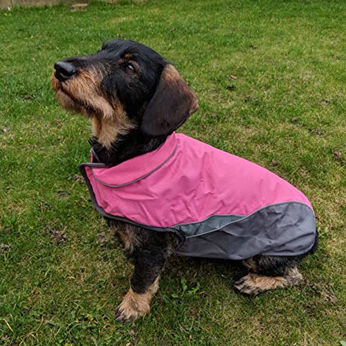 Pink Dog Coat Size XLarge Waterproof Jacket Winter Warmer Vest Padded Puppy Apparel Pet Clothes Fleece Lined - Image 4