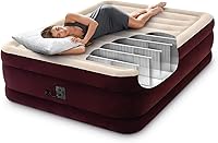 Vista 3 de Intex Comfort Dura-Beam - Colchón de aire con bomba eléctrica interna, altura elevada (modelo 2020)