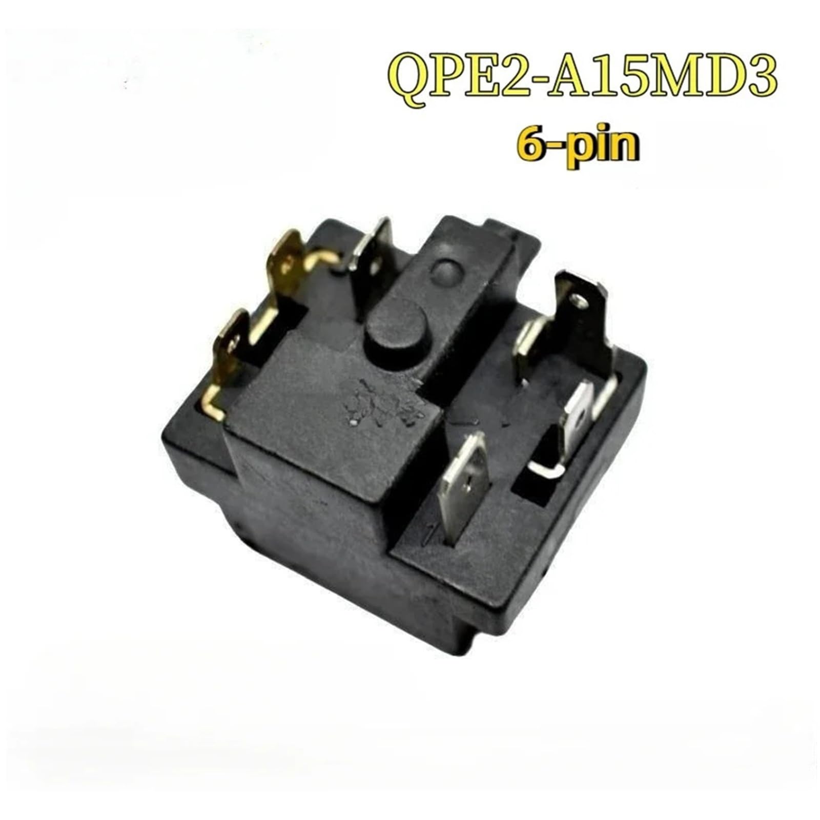 Relé De Arranque PTC For Compresor Refrigerador, QPE2-A15MD3, Piezas Repuesto Universales 6 Pines For Doméstico Y Congelador