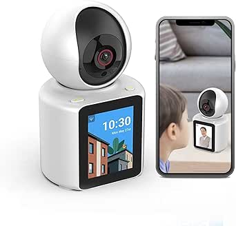Video Calling Camera with 2.8 inch HD Screen,1080P Video Indoor Camera Actively Call with Phone App, Pet Camera asin的图片
