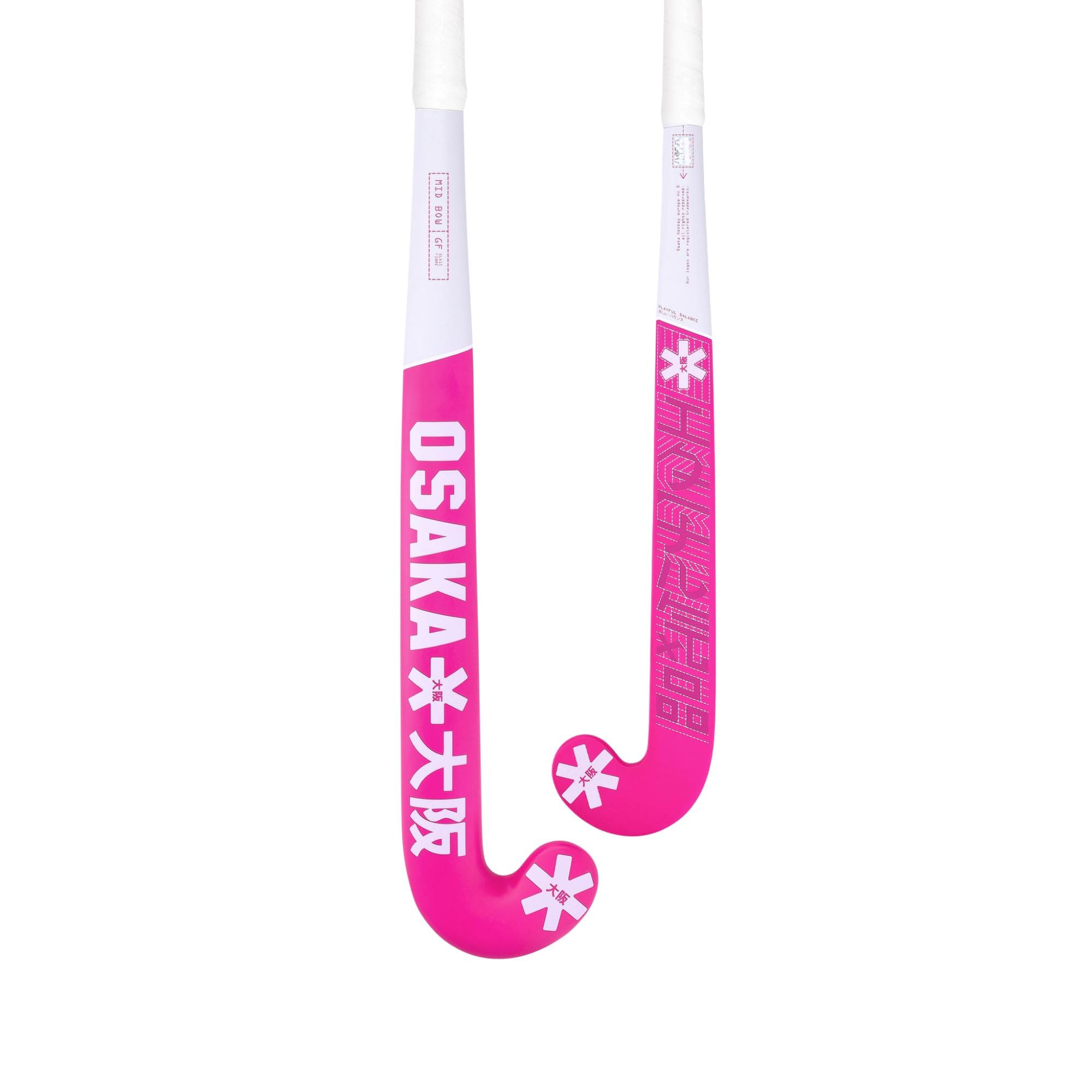 Osaka Field Hockey Stick Mid Bow GF | Electric Fuchsia