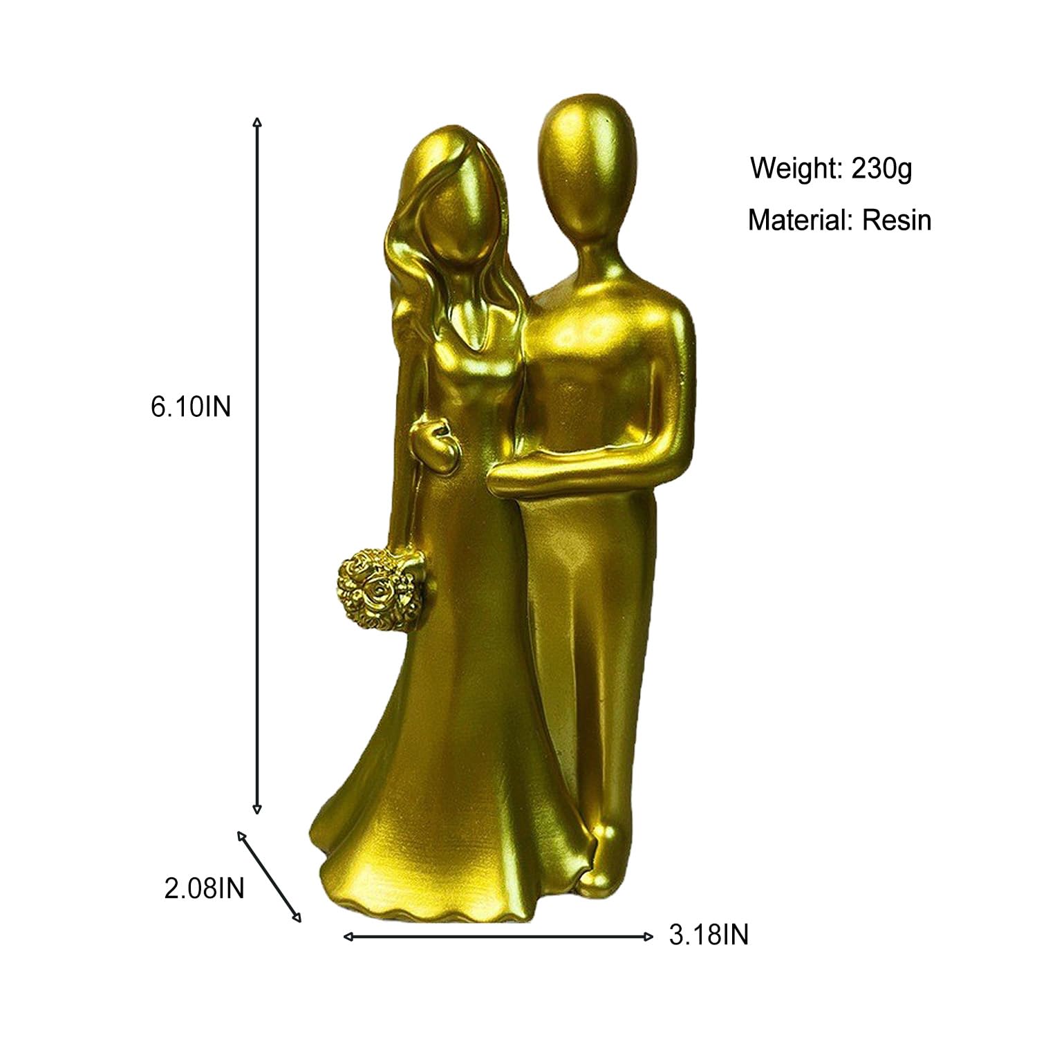 1 sztuka statua dekoracja pary modelowanie ozdoby z żywicy dla par rzemiosło posągi i rzeźby walentynki prezenty ślubne i urodzinowe