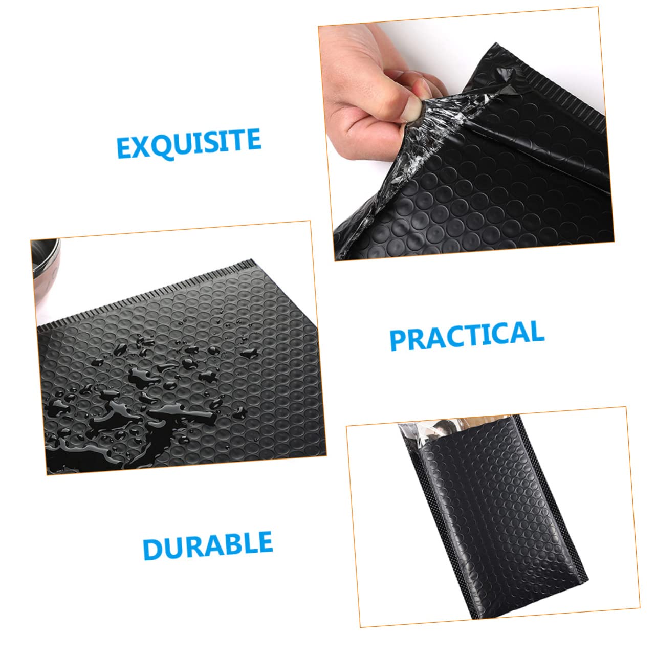 Ciieeo Lot de 50 Enveloppes à Bulles 12x18 cm - Pochettes d'Expédition Rembourrées Auto-Adhésives et Imperméables | Enveloppes Postales Colorées Résistantes à la Perforation pour Petits Objets