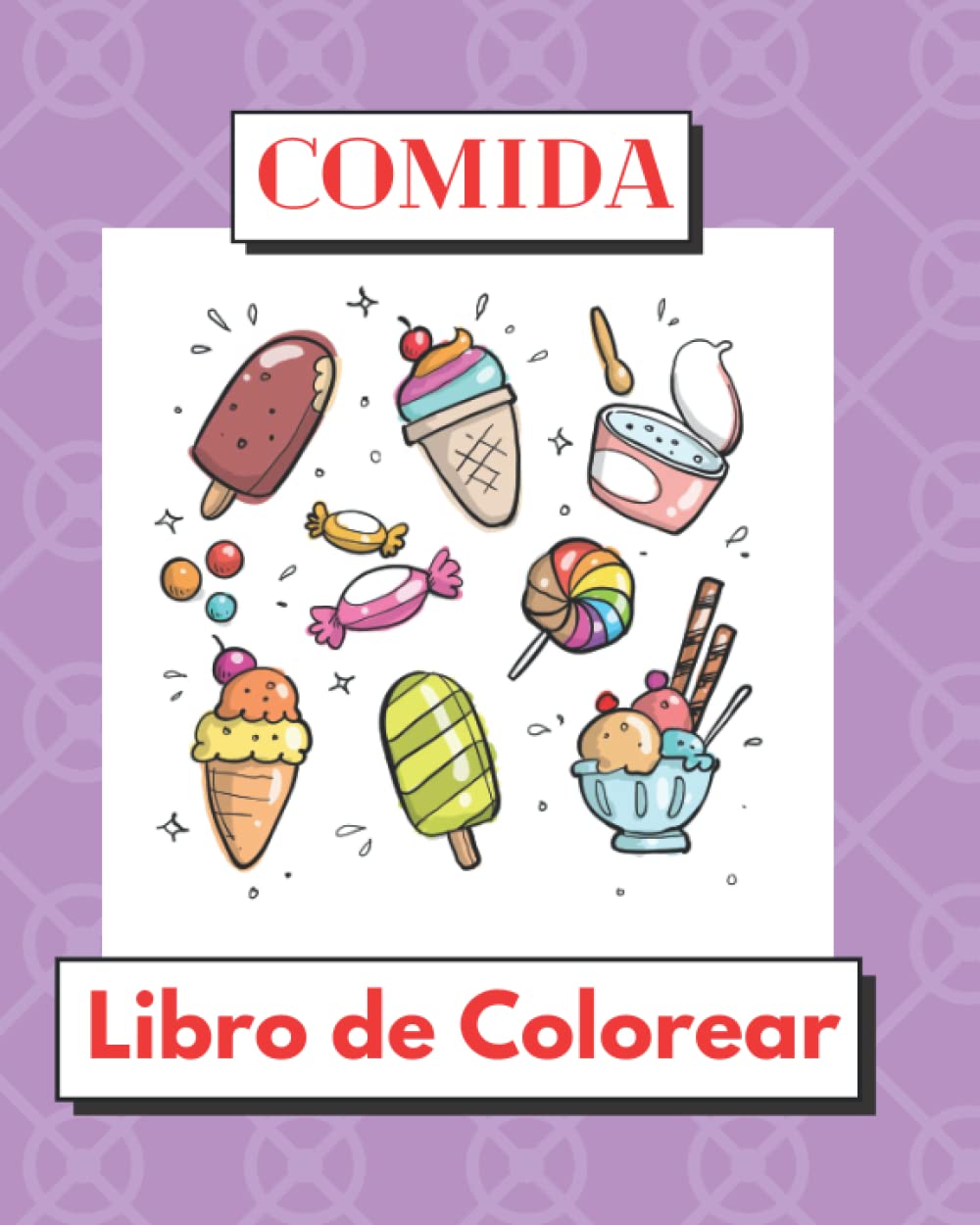 Libro De Colorear Comida Libro Para Colorear Para Ninos A Partir