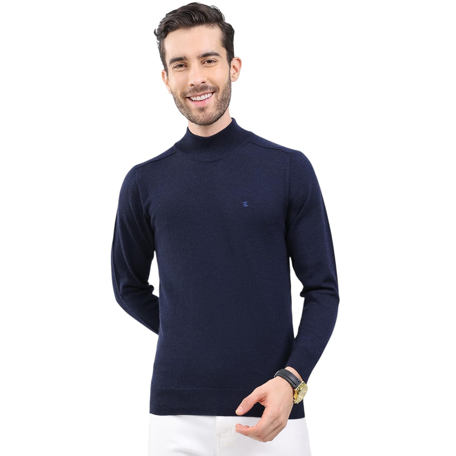 monte carlo Mens Regular Fit Full Sleeve T Neck Pullover | Warm Woolen Sweater for Men |Soft Comfortable Knitted Winter Wear for Men (Pack of 1)-picture-28
