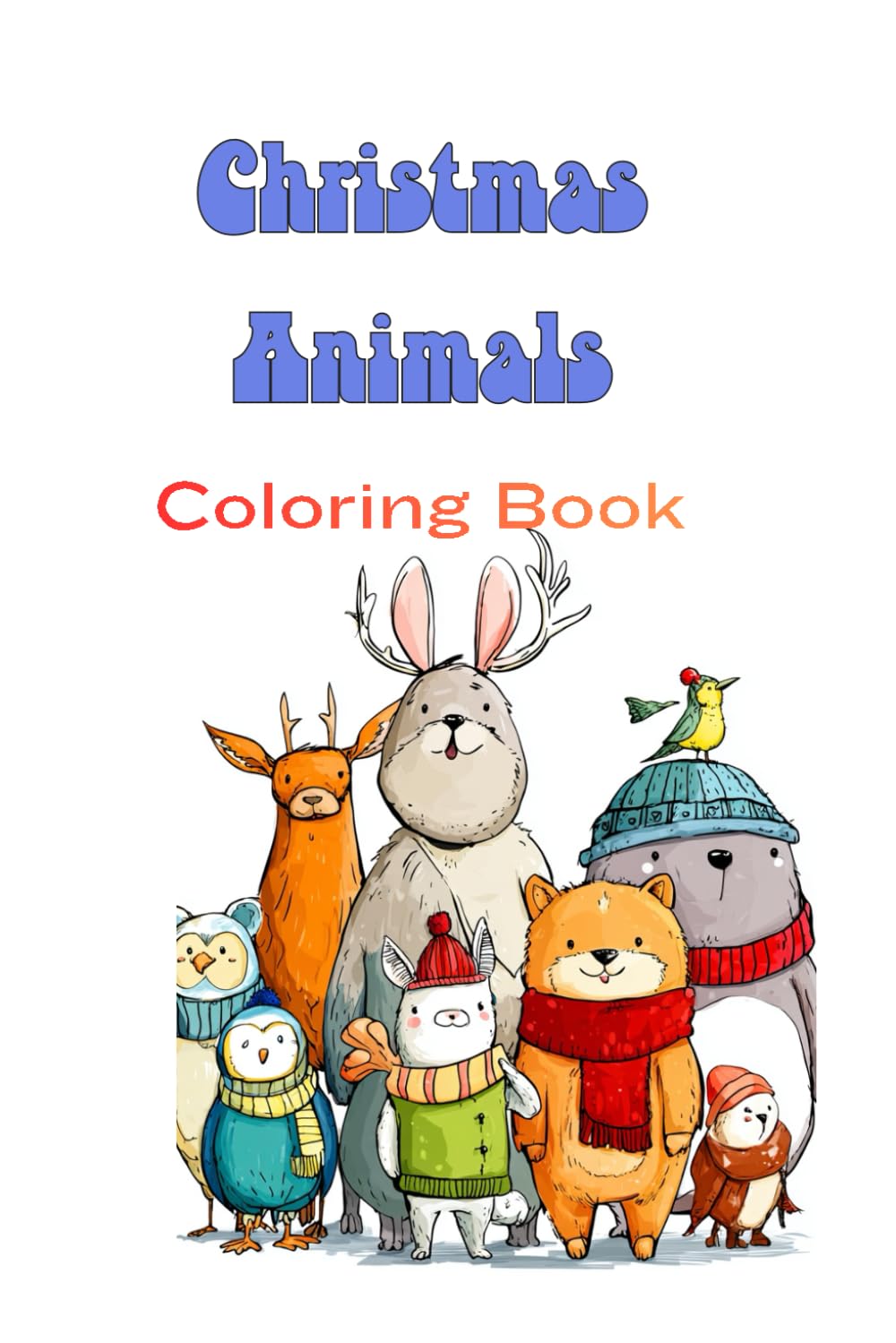 Christmas Colouring Book - Animals