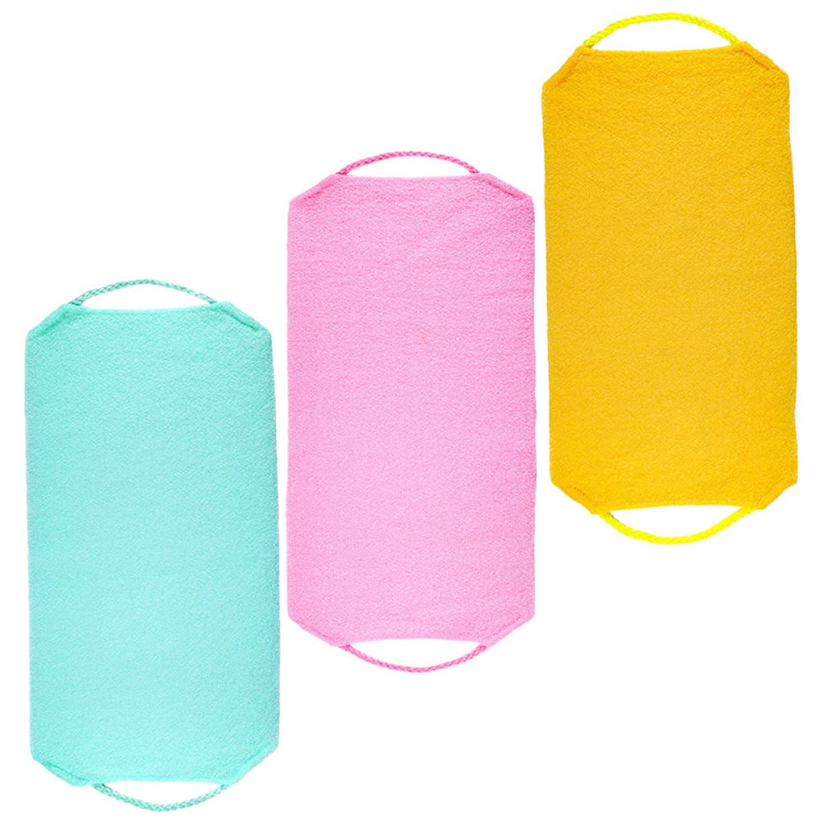 Buy Lurrose 3pcs Shower Bath Men Exfoliating Cloth Washer Long Body Scrubbing Skin Women Wash