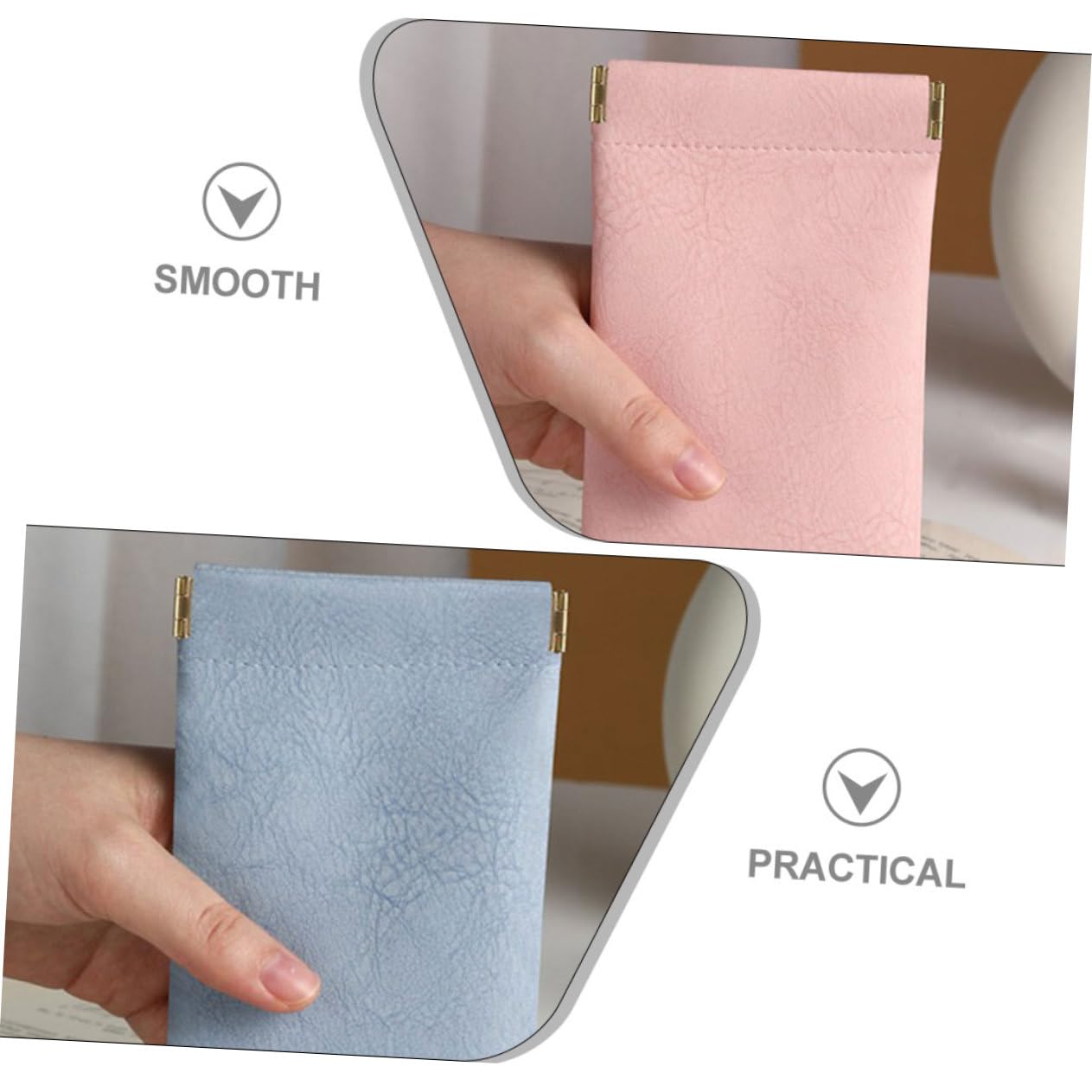 Healeved Brillenetui Reiseetui Hüllen Beutel Schlank Faltbar Transparent Sonnenbrillenschlitz Tragbar Trendy Protector Organizer Schützend Groß Damen Sonnenbrillenhalter Magnet