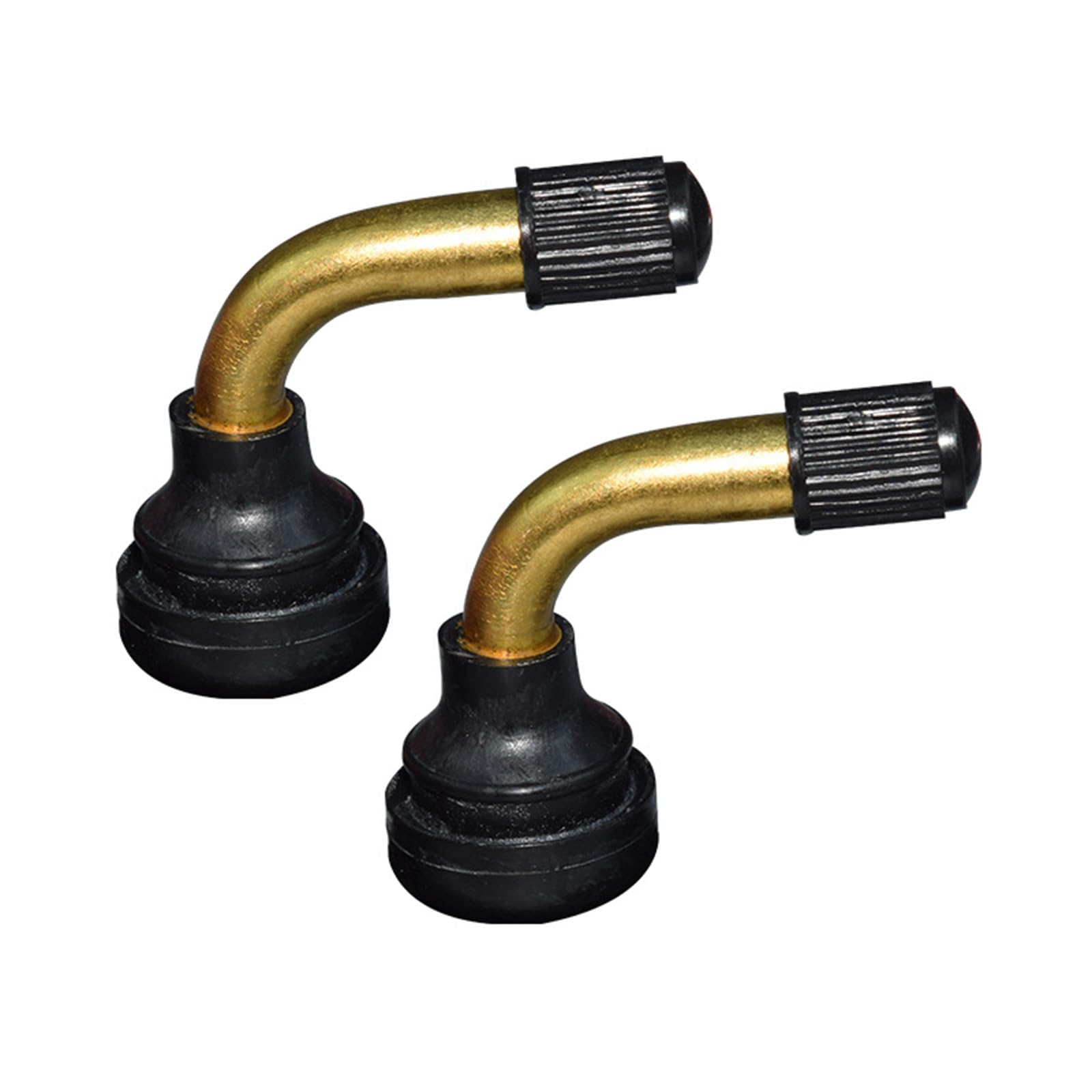 YROHGKPN PVR40 50 60 70 Tire Valves 90 Degree Bent Rubber Base Wheel Tyre