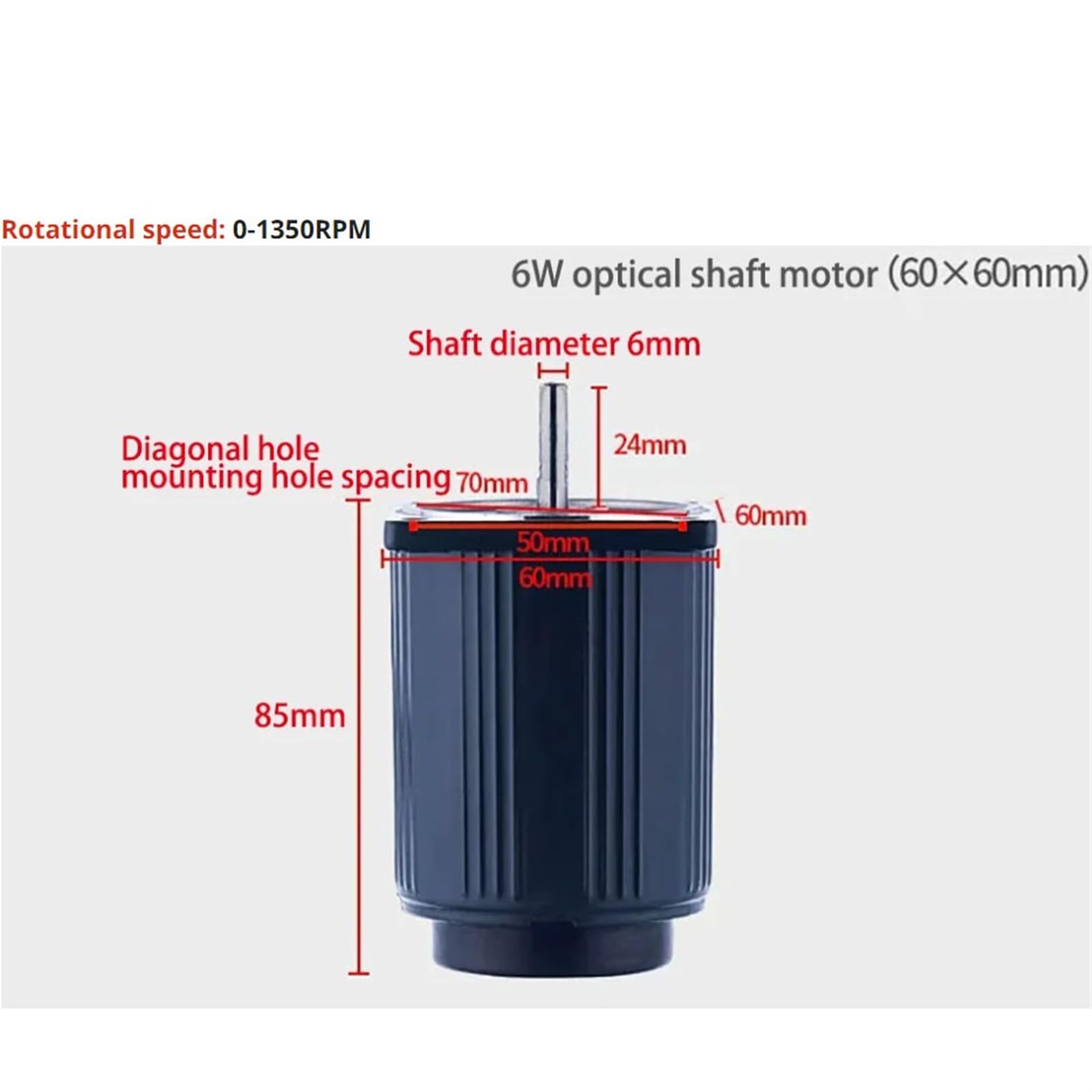 Motorreductor de engranajes de 6 W, marco de 60 x 60 mm, 110 V, 220 V CA, 2IK6RA, regulador de velocidad ajustable, sentido horario/antihorario Reducción de par(220V)