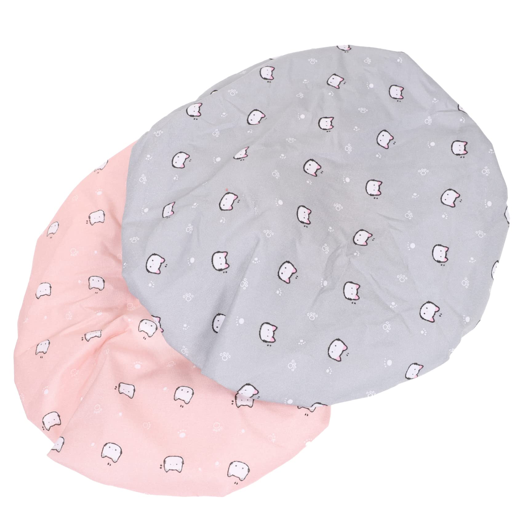 minkissy Elastische Duschhaube, wiederverwendbare Kappen für Frauen, Badekappe, Spa-Kappe, Haarfärbemittel, Badekappe für Frauen, Satinhaube, Erwachsene, Duschhaube, große Duschhaube, Kinder,