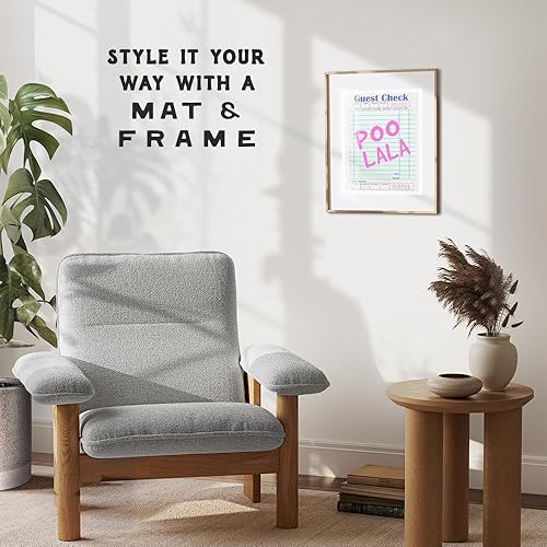 Miniatura 6 de Funny Bathroom Wall Art - Bathroom Decor for Girls, Bath Wall Decor for Women, Womens funny Decor, Wall Decorations, Half Bath Print, Cute Aesthetic