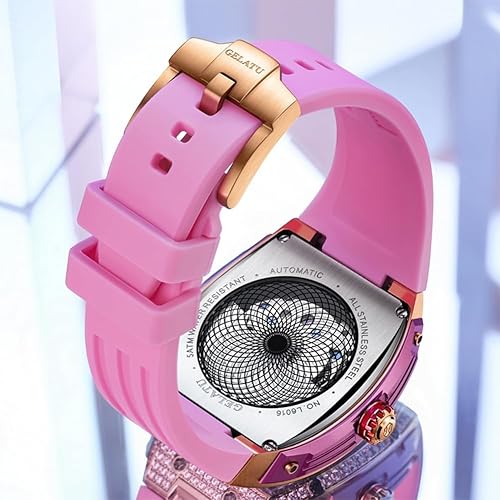 Miniatura 9 de OLEVS Womens Automatic Watch Self Winding Original Diamond Luxury Date Ladies Dress Classic Luminous Waterproof Wrist Watches