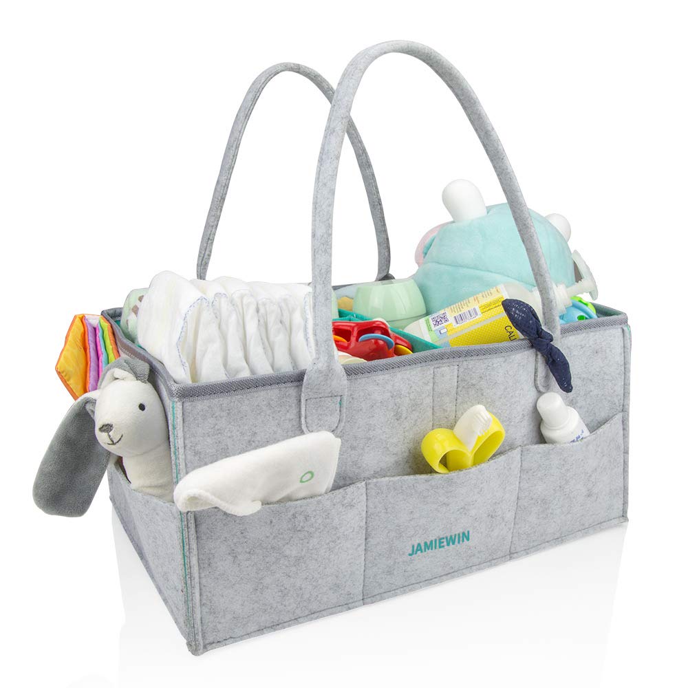 Baby Diaper Caddy Organizer Nursery Storage Bin and Portable Holder Bag for Newborn Baby Diapers Toys Clothes Gifts