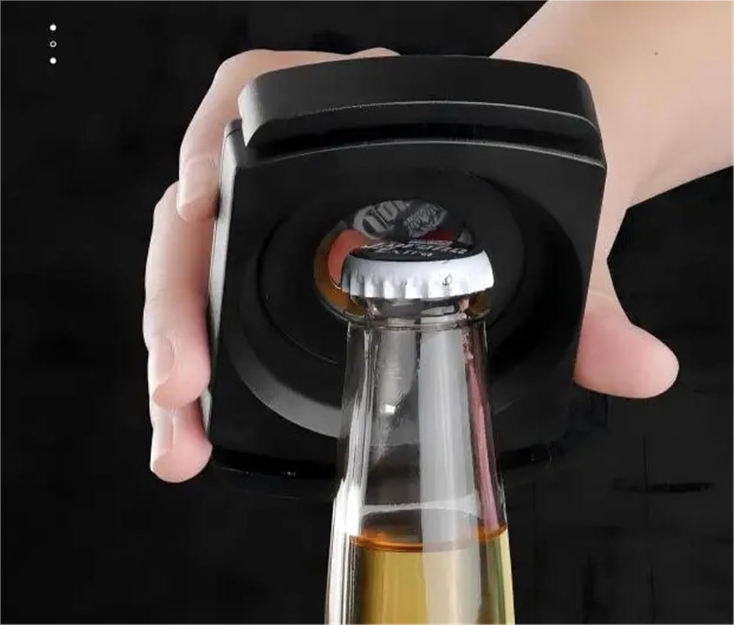 4-in-1 Manual Stainless Steel Can and Bottle Opener, Multi-Use Bar Tool for Soda Cans, Beer Caps, and Pop Tabs, Compact Kitchen Gadget for Home Use