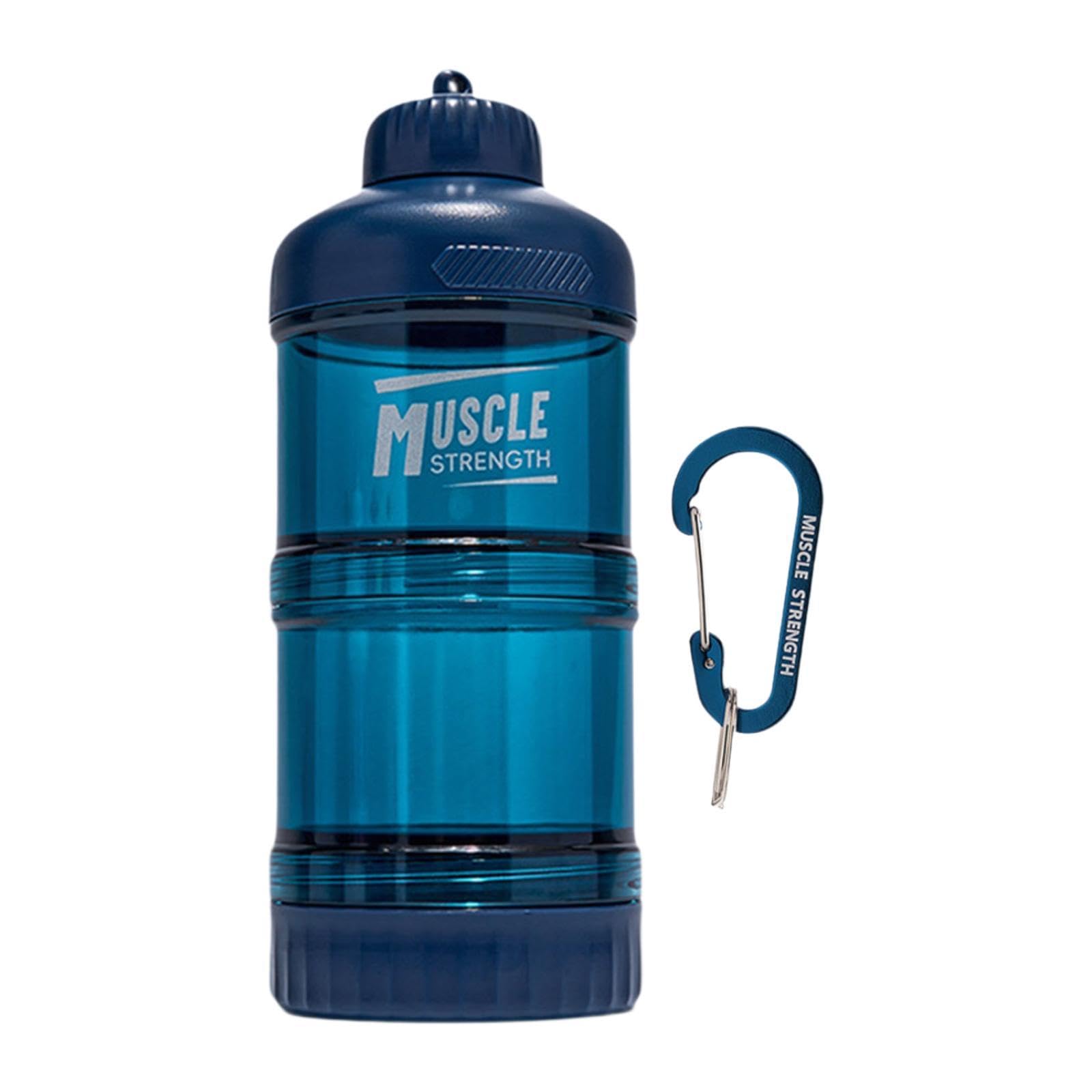 Protein Powder Travel Container Portable with for Sports Gym Workout Blue-picture-13