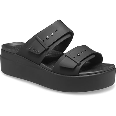 Crocs Brooklyn Buckle Low Wedge Women