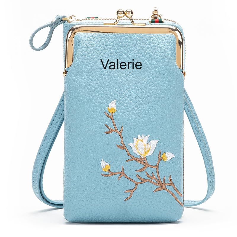 Small Crossbody Phone Sling Bag for Women Cell Phone Purse Wallet Kiss Lock Cute Shoulder Bag with Credit Card Slots-image-22