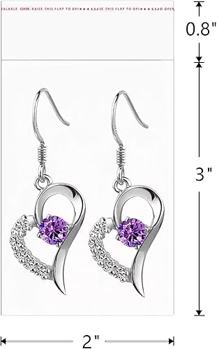 Miniatura 2 de Pequeñas bolsas de celofán transparente de 2 x 3, 500 bolsas autosellantes de 1 mil OPP bolsas de plástico para joyas, aretes, caramelos, panadería,