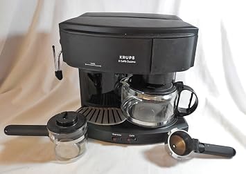 Krups 985-42 Il Caffe Duomo Coffee and Espresso Machine, Black