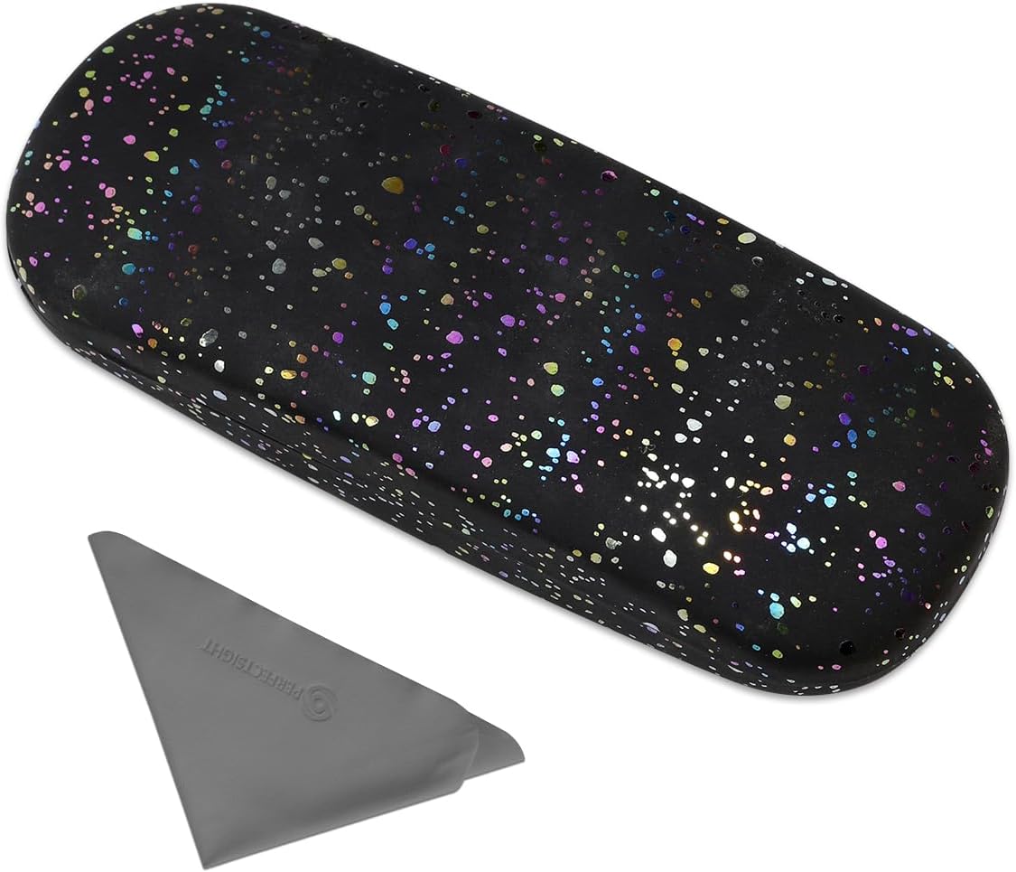 PERFECTSIGHT Hard Shell Eyeglasses Case, Kawaii Protective Glasses Case for Kids, Cute Eyeglass Case for Women Men Girls