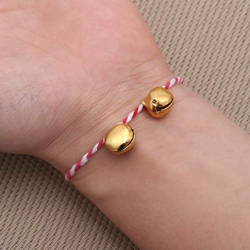 Miniatura 2 de SEWACC Cascabeles pequeños, 100 cascabeles de Navidad de 0.472 pulgadas (0.472 in), campanas de cascabel para manualidades, cuentas de corona,