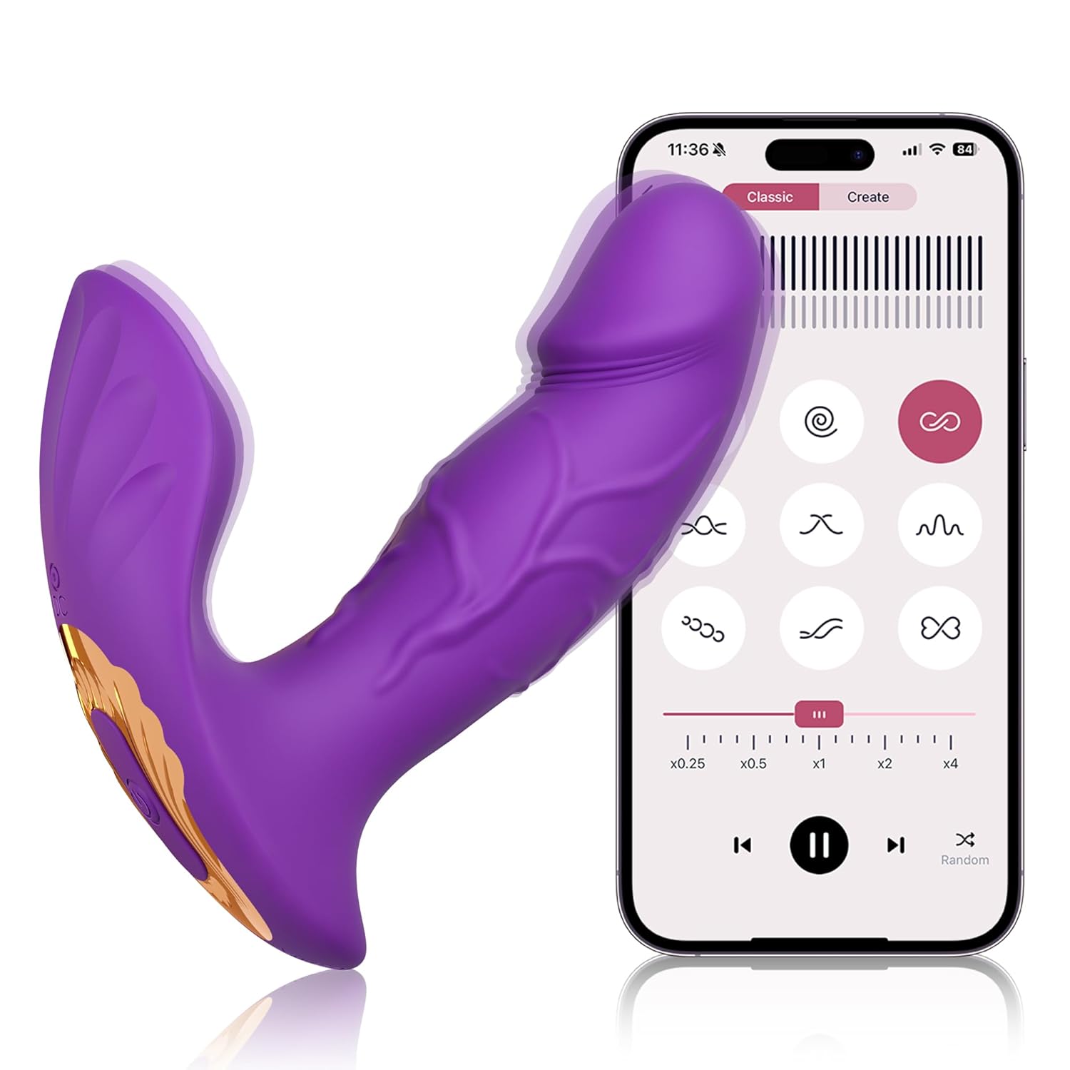 App-Controlled Panty Wearable Vibrator for Women 9 Vibration Modes G-Spot Clit Stimulation Couples Sex Toys Vibrators Vibrating Panties