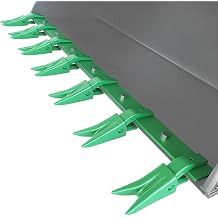 Heavy Duty Tractor Bucket Tooth Bar 61 Inches, 7 Replaceable Teeth, Bolt-On, No Drilling, Fits Up to 1/2" Cutting Edge, Durable Green Finish, Sub-Compact Loader