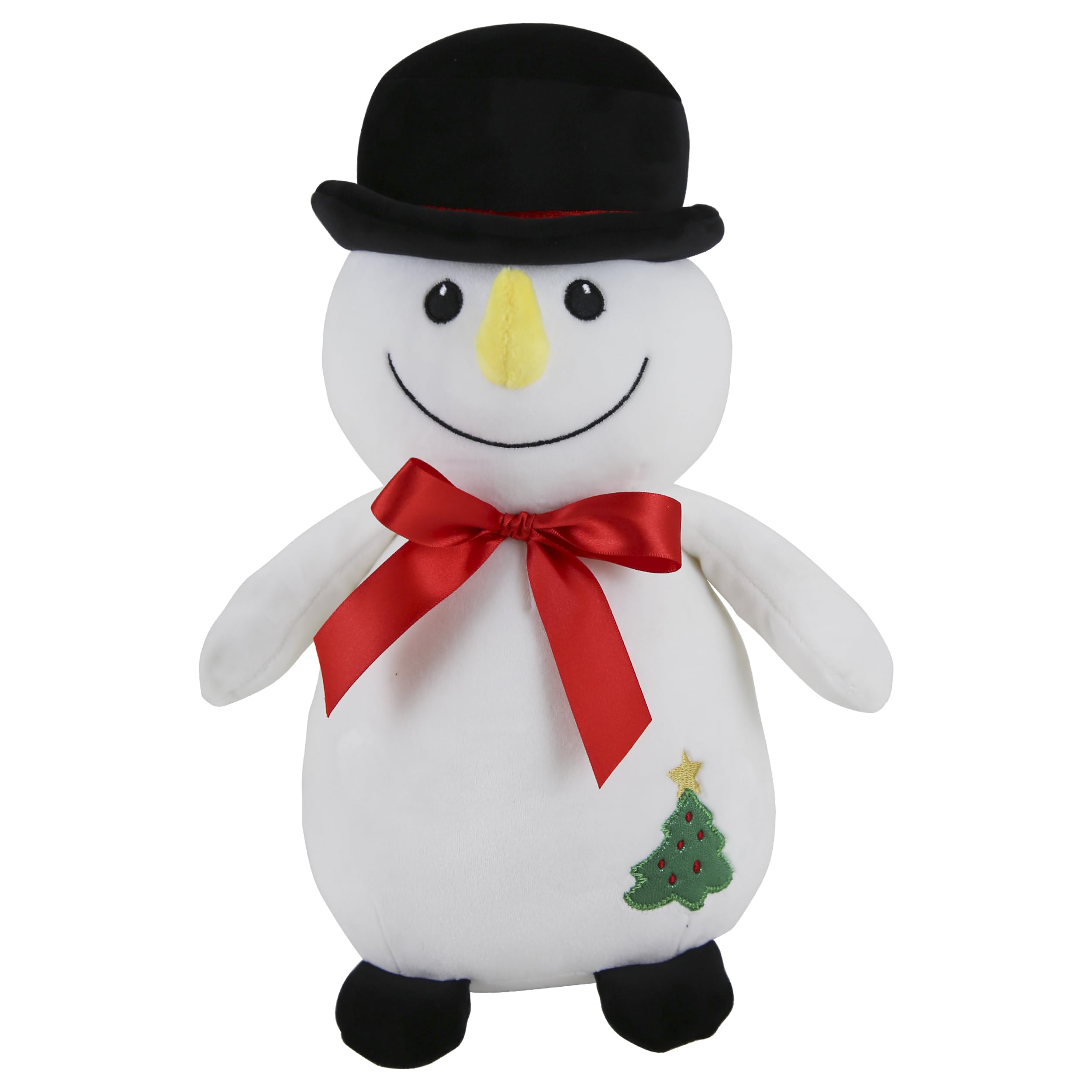 Eurowrap 8" Plush Snowman - Adorable Christmas Soft Toy - Perfect for Children, Gifts