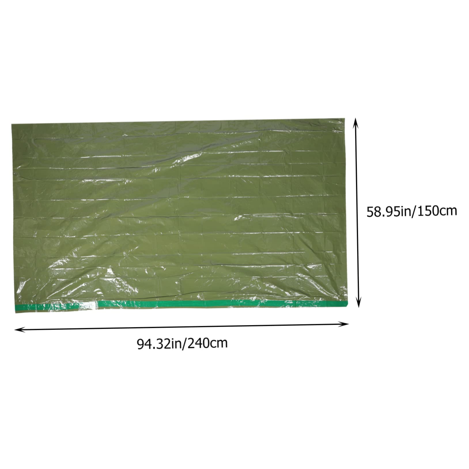 NAMOARLY Outdoor Survival Blanket Emergency Tent for Aid Blanket Windproof Thermal Tent