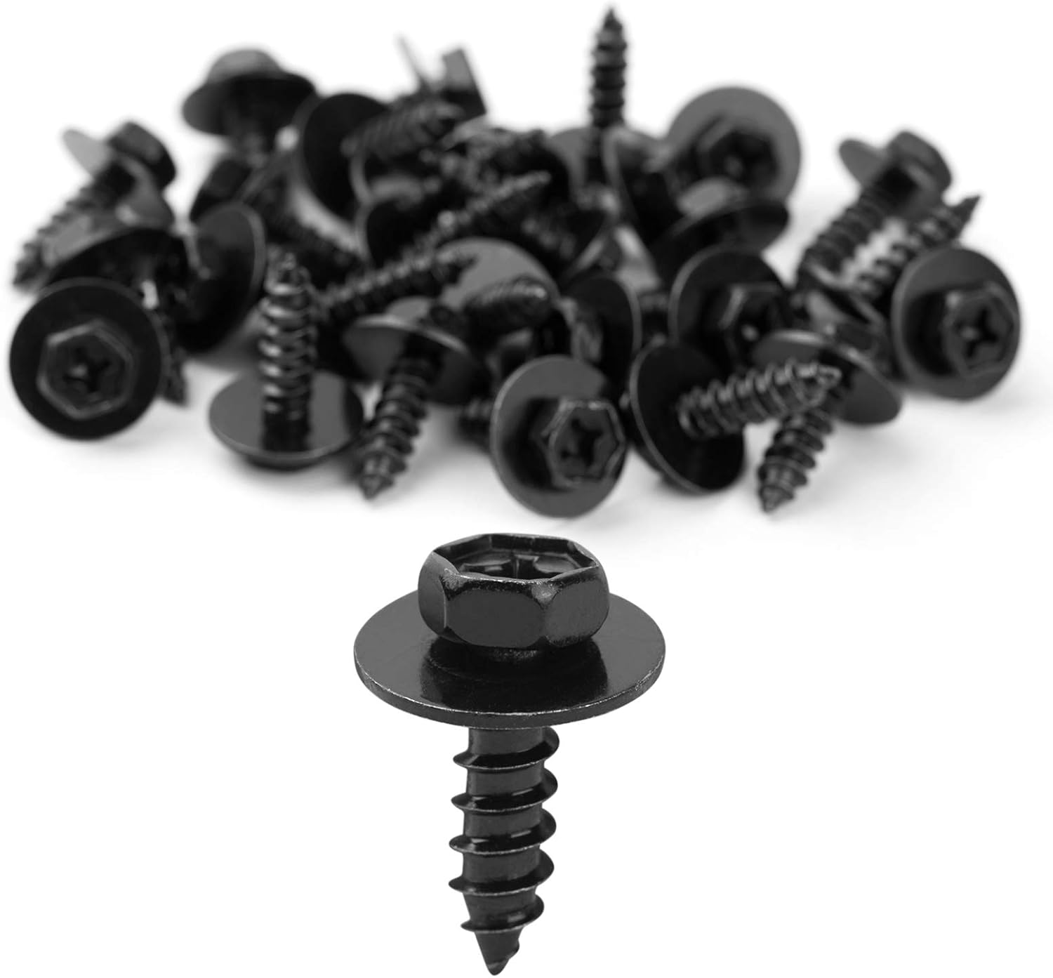  luxlead 30PCS Fender Liner Screws Compatible with Lexus - Wheelhouse Liner Bumper Cover Screws Bolts Nails Clips Fit for Toyota Camry Avalon Tacoma Sequoia Lexus, Replacement for 90159-60477 
