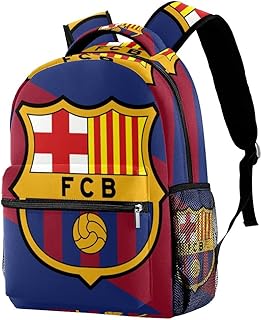 Color Flag Fo Barcelona Emblem Student Backpack and Travel Bag