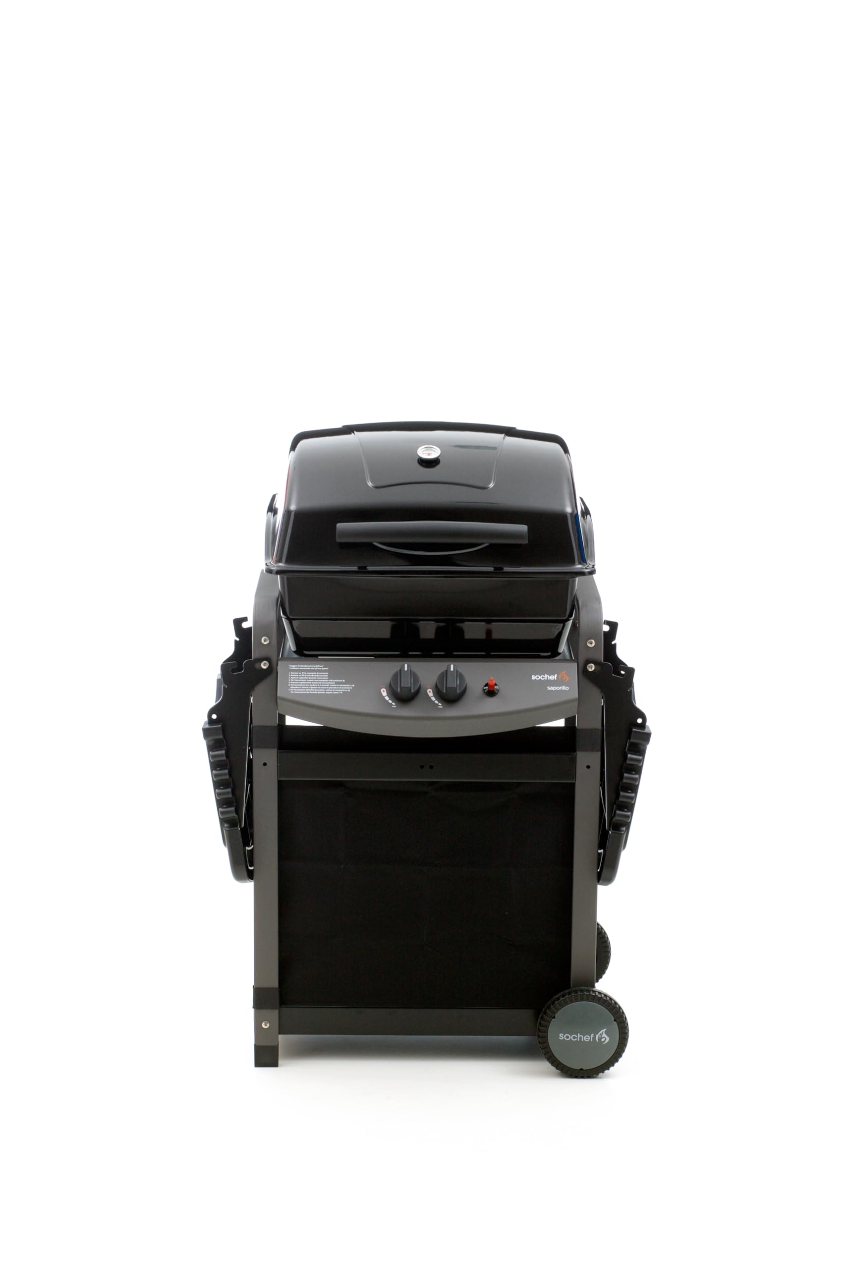Sochef Saporillo Barbecue 46x125x103 cm Nero Grigio