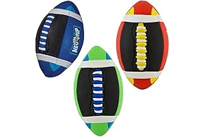 Franklin Sports Mini Sponge Foam Football - Grip-Tech Youth Football with Soft...