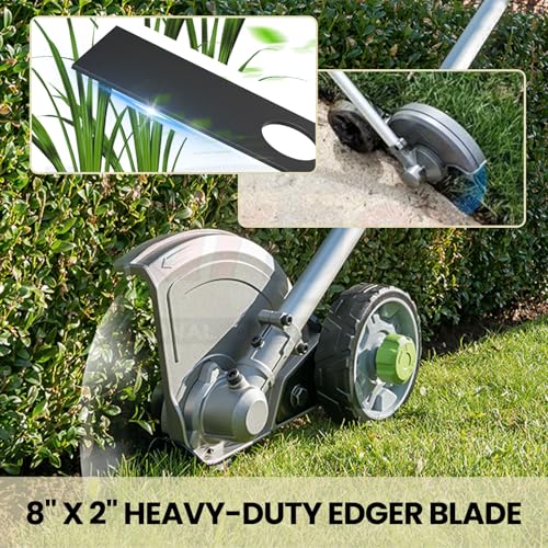 image for Karbay 5 Pack 613223 Edger Blades Compatible with Ryobi, Echo, Stihl, 
