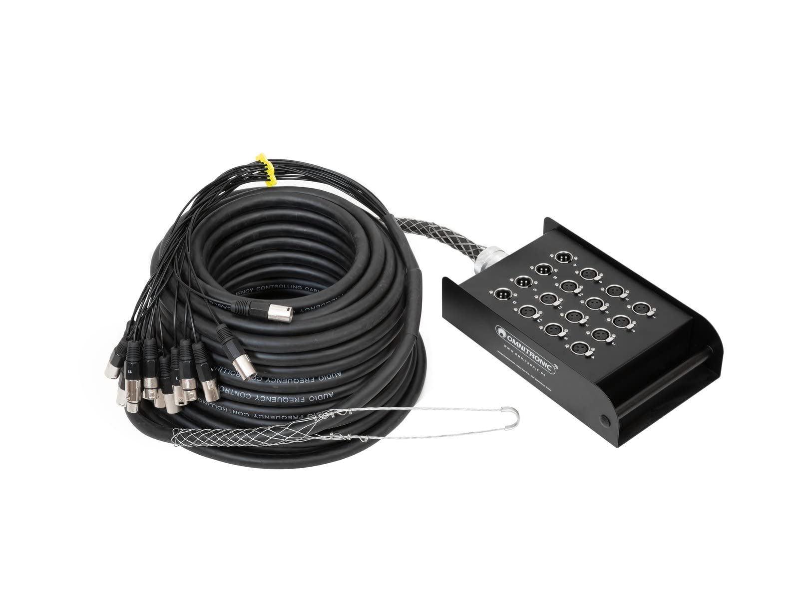 OMNITRONIC Multicore Stagebox 12/4 30m | Komplett konfektionierter Verteiler