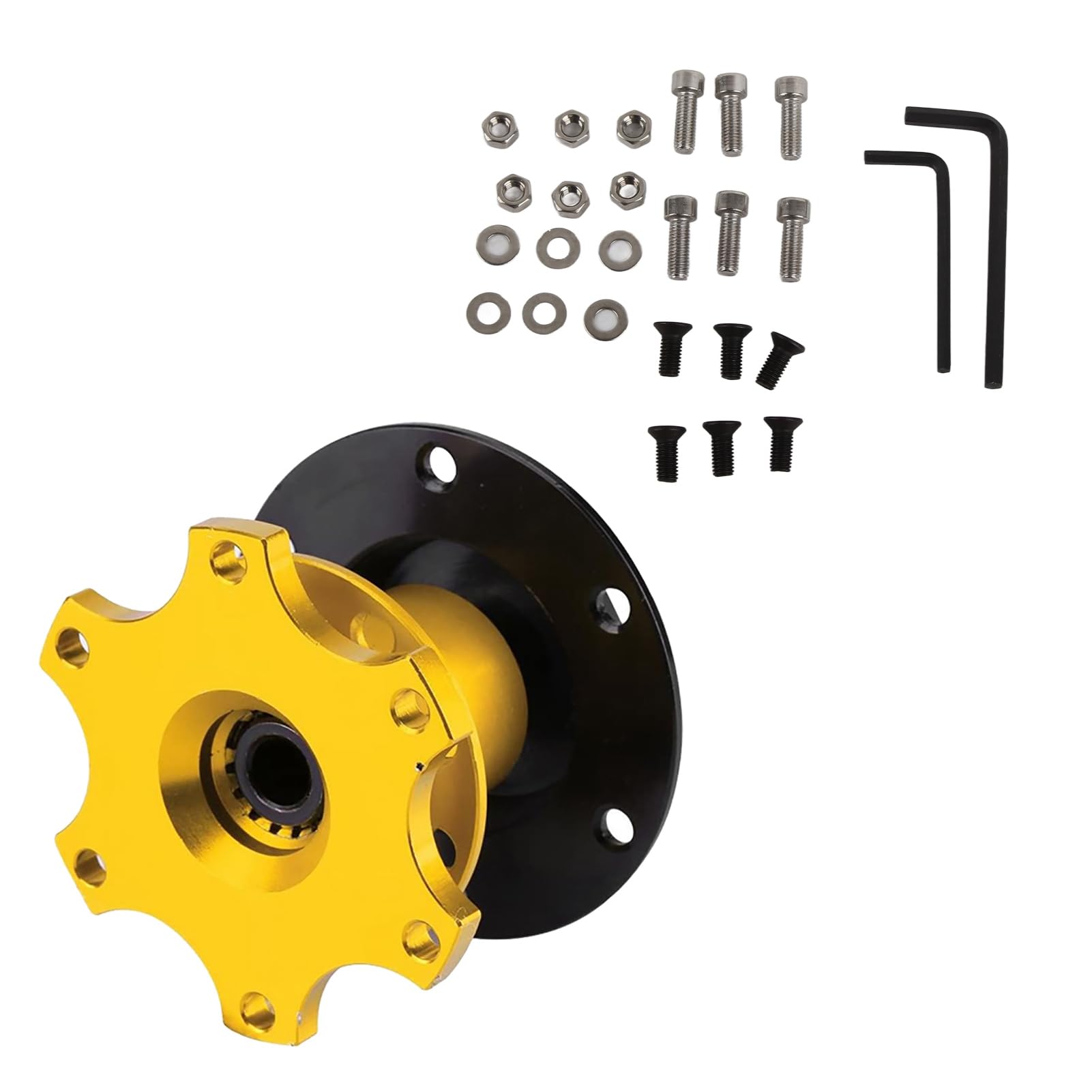 Volante Quick Release - Attacco Rapido Volante - Colore: Nero