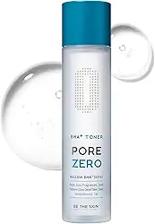 BE THE SKIN BHA+ Tônico esfoliante diário Pore Zero – Tônico facial coreano refinador de poros para peles propensas a acne – Ácido salicílico para poros e sebo, 14 ml.