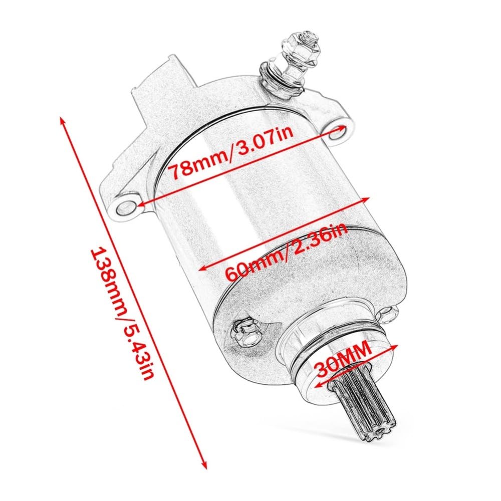 Motorino Avviamento for Beverly 125 MIC Rst Sport Fly MP3 Liberty125 Rst 125
