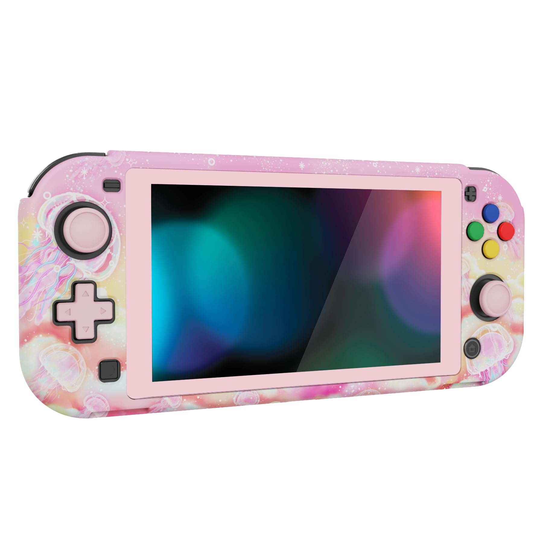 Switch Lite プロテクター付き　美品 Nintendo Switch lite用のピンクの保護ケース,ニンテンドー