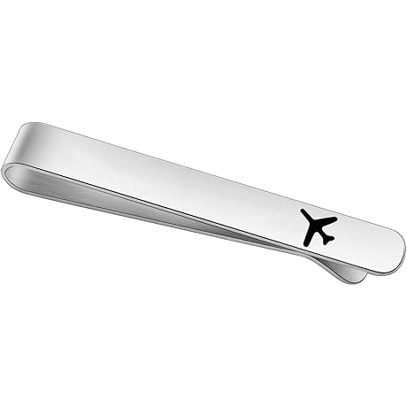 Pilot Tie Clip | Fly Safe Tie Clip | Aviation Gifts