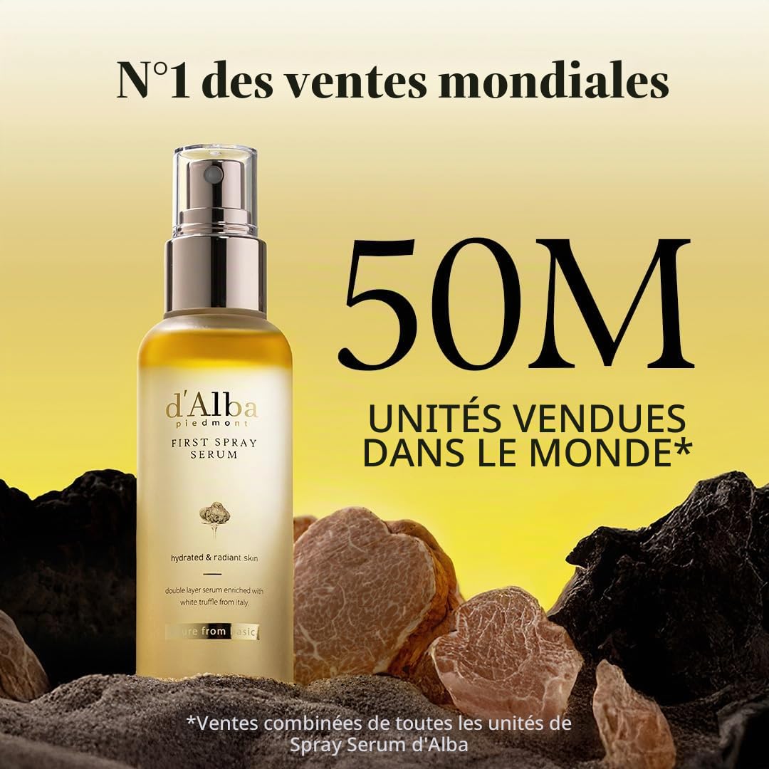 d'Alba First Spray Serum(100ml) + Double Sérum Multi-Baume + Double Sérum et Crème