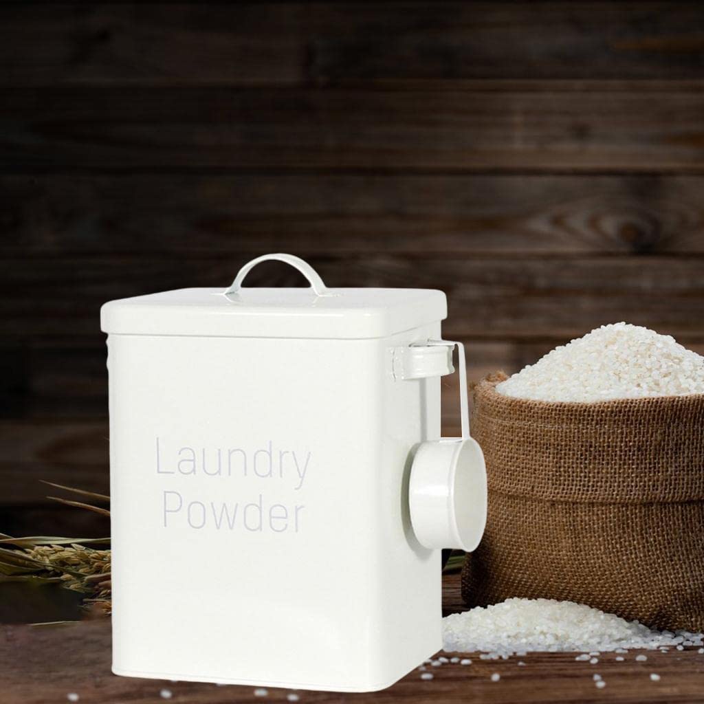 Detergent do prania Zasilanie blaszane pudełko wiadro do przechowywania tabletek kapsułek