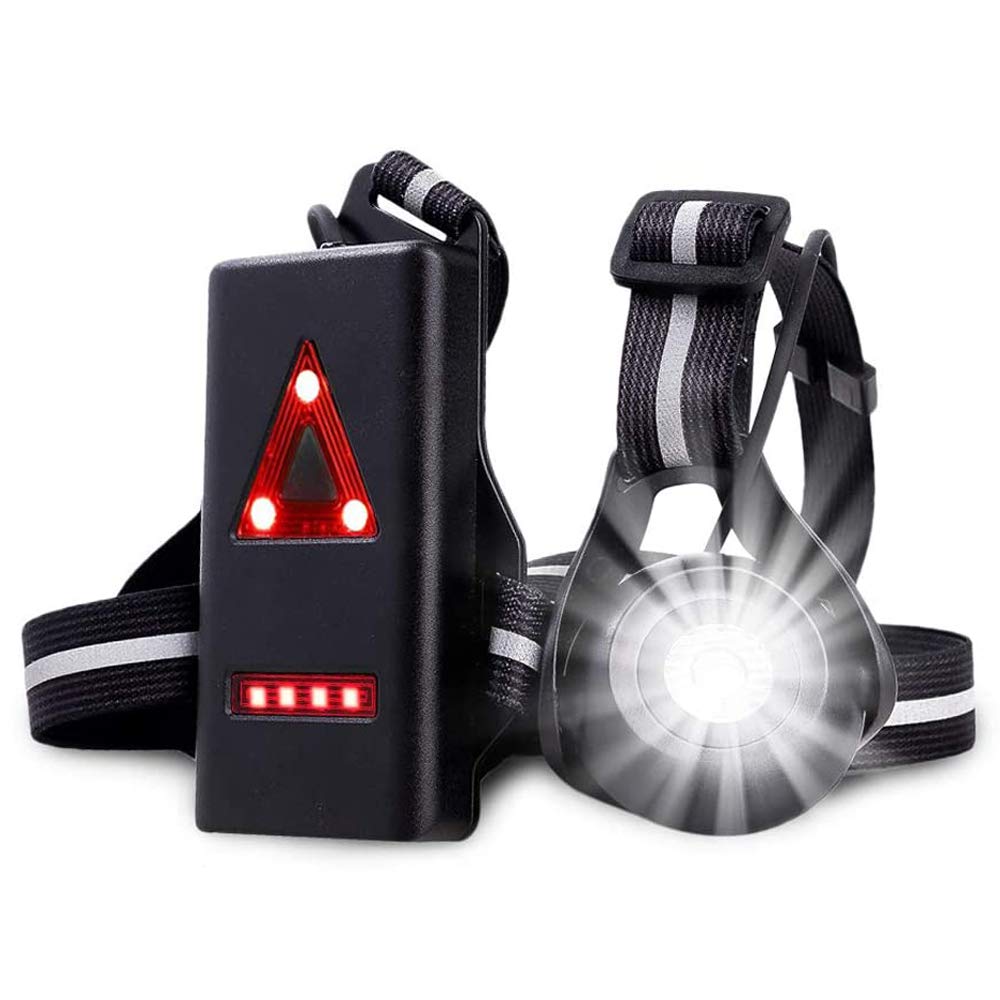 Victoper Running Lights for Runners Body Torch for Runners Lights 90° Adjustable Beam Angle, 360° Reflective Band,USB Rechargeable Waterproof Taillight 3 Modes for Night Runners Jogging Dog Walking