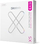 D'Addario Electric Guitar Strings, XS Nickel Coated, XSE1046, Regular Light Gauge 10-46, 6-String Set, Pack of 1